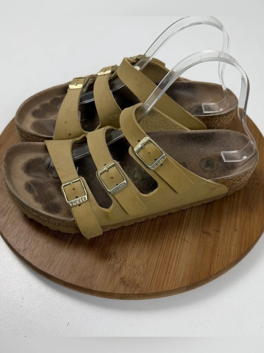 Birkenstock Florida Brown Leather Sandals
